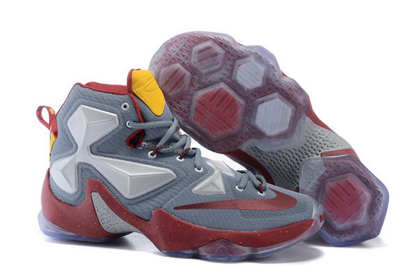 Cheap Lebron 13 Shoe Grey Red Outlet